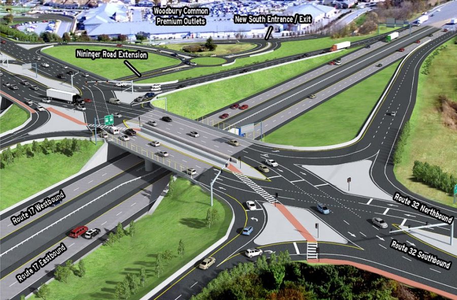 How Exit 131 will look after the construction work is finished. The project is expected to be done in fall of 2019.