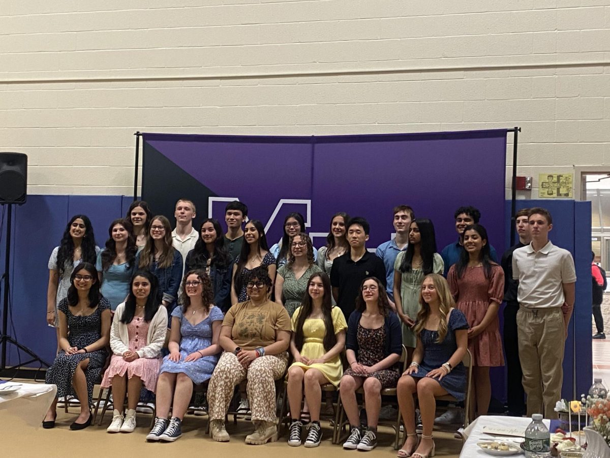 The Top 25 students at their High Tea celebration in April.
