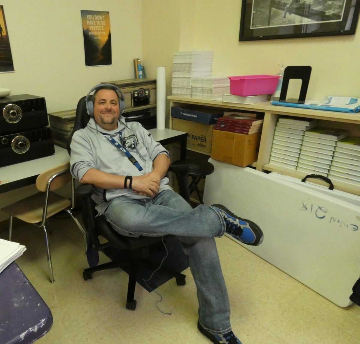 Mr. Lewin's new course "The Experience" will let students explore and learn about different kinds of music.