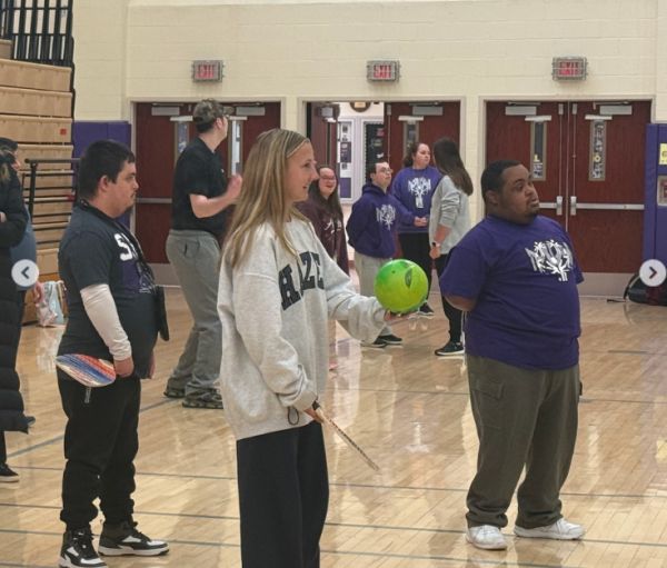 Students participate in adaptive games during "Diverse Minds, Unified Hearts" week.